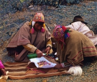 Cusco prepare thanksgiving to Pachamama(mother earth)